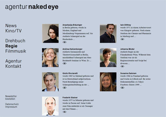 Imken Leibrock | ContentManagement | Web-Applikation | Referenz: Agentur Naked Eye, Bild 2